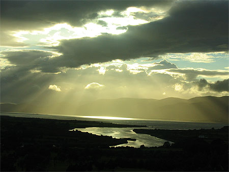 Coucher de soleil au dessus de Kilorgling