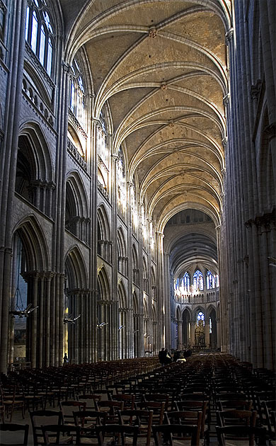 La cath�drale - la nef