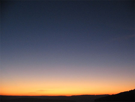 L'horizon au soir � Vendresse
