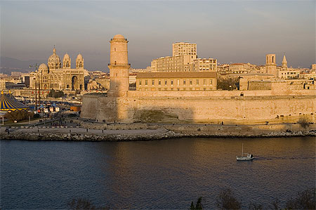 Le fort St Jean et la Major 