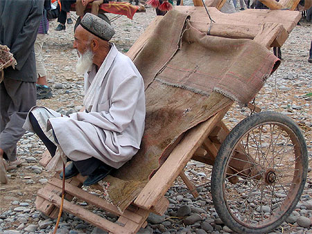 Sur le march� de Kashgar