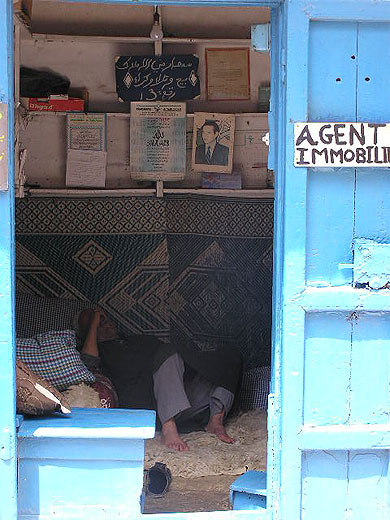 Agent !immobilier en plein boulot