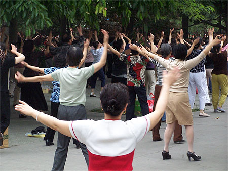 Une apr�s-midi dansante � Chengdu