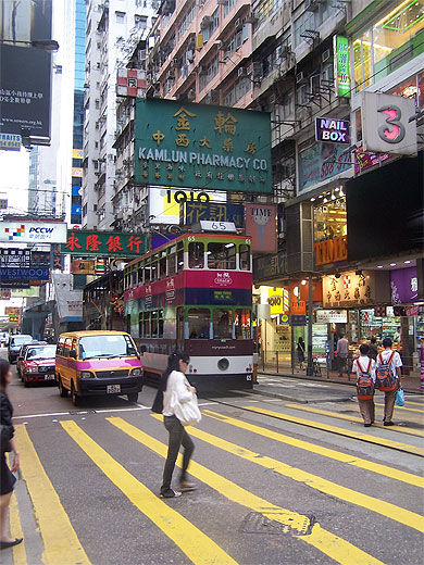 Les rues de Causeway Bay