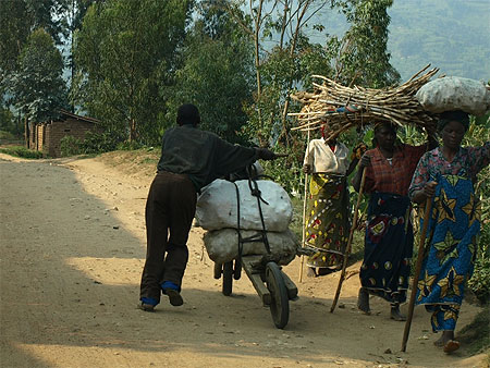Bicyclette en bois