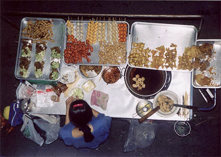 Cuisine dans la rue