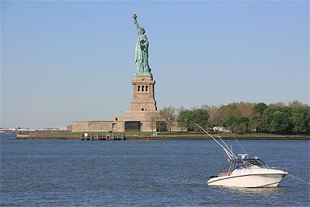 La statue de la libert�