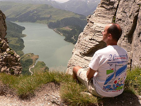 Vue sur le Lac de Roselend