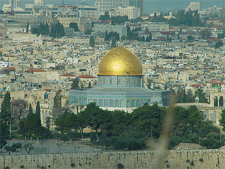 J�rusalem vu du mont des oliviers