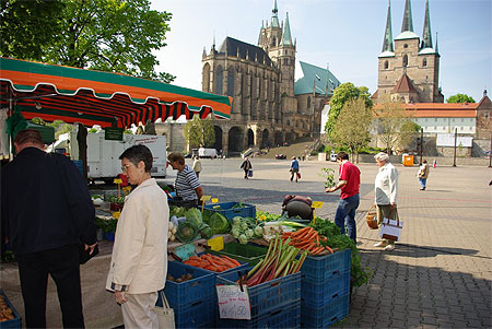 Le march� sur la Domplatz