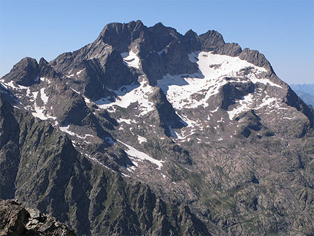 Vue de l'argentera depuis l'agnel