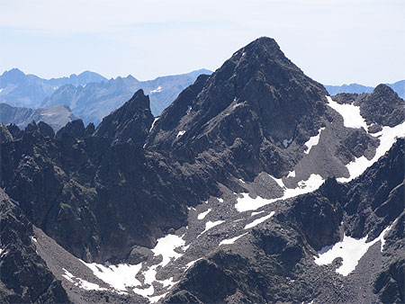 Vue au sommet du Tenibre 3038 m�tres