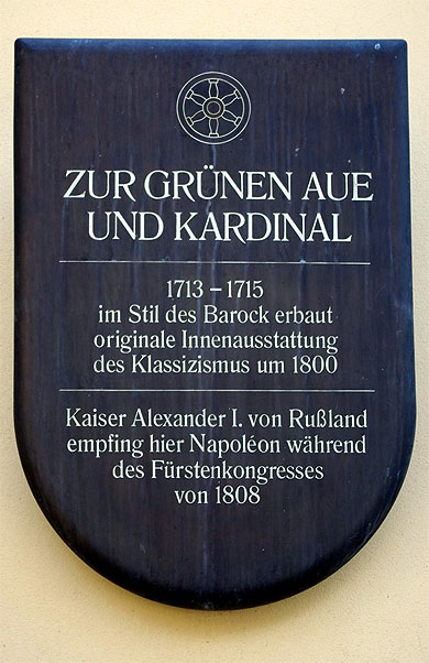 Zur gr�nen Aue und Kardinal