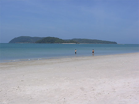 La plage vide au r�veil