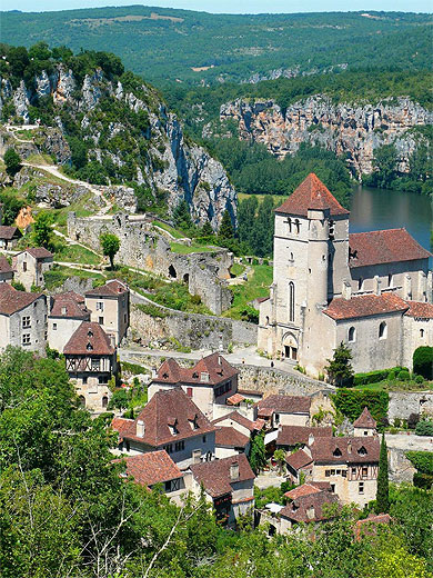 Vue du haut de la montagne