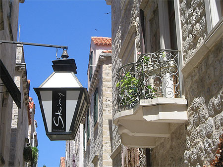 Dubrovnik - Enseigne de magasin