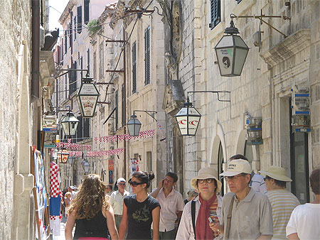 Dubrovnik - Ruelle touristique 