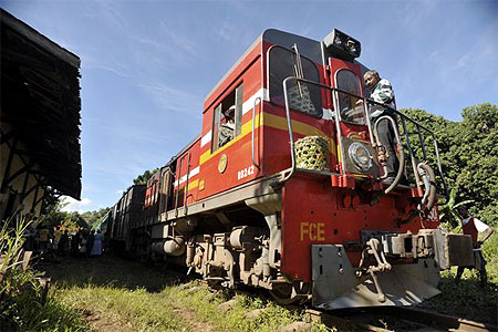 Le train Fianarantsoa-C�te-Est