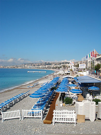 Plage � Nice