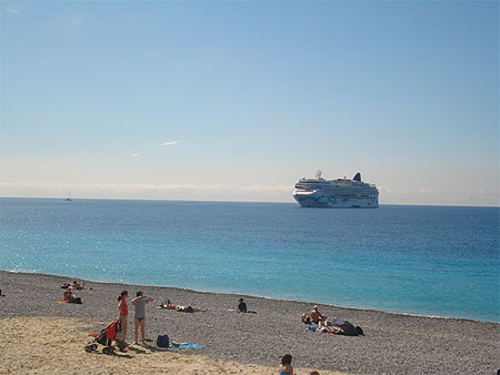 Plage � Nice