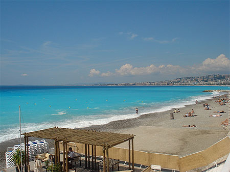 Plage � Nice