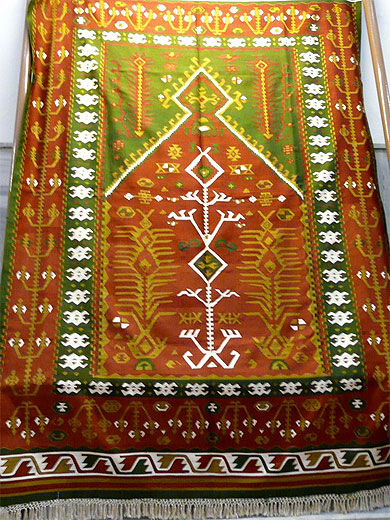 D�tails de kilim -Ancien Hamam - Mus�e du tapis