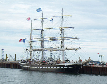 Belem au quai de Rimouski