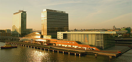 Lever de soleil sur Amsterdam
