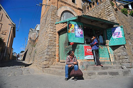 �choppe dans le quartier d'Andohalo