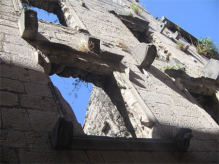 Maison abandonn�e au coeur de la ville