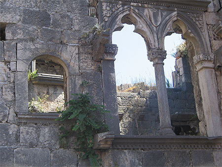 Maison abandonn�e au coeur de la ville