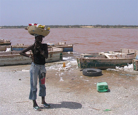 Marchande autour du lac 