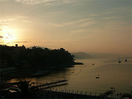 Cr�puscule sur Santa Margherita