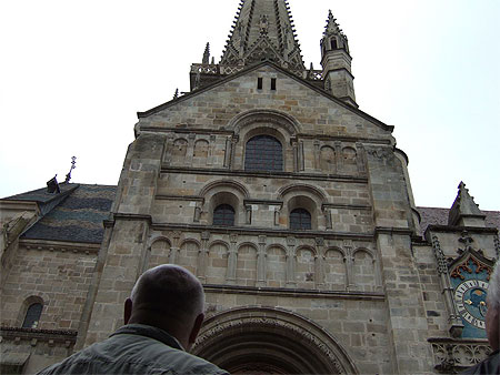 Fa�ade lat�rale de la cath�drale St Lazare � Autun