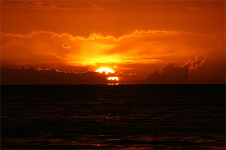 Coucher de soleil � Celestun