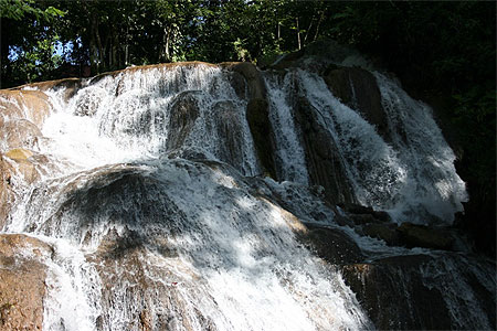 Les chutes d'Agua Azul
