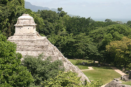 Les ruines de Palenque