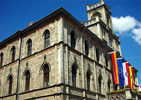 L'h�tel de ville de Weimar