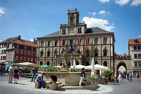 L'h�tel de ville de Weimar