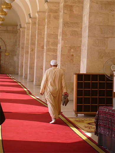 Pri�re dans la mosqu�e d'Alep