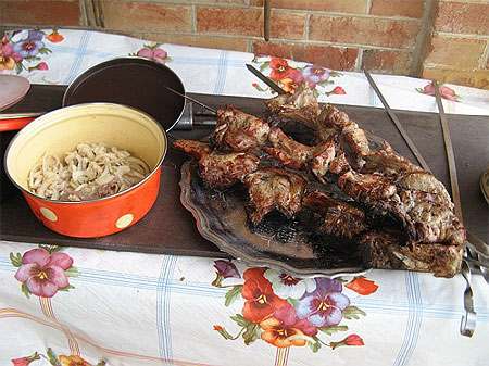 Shashlik (barbecue) � la Datcha