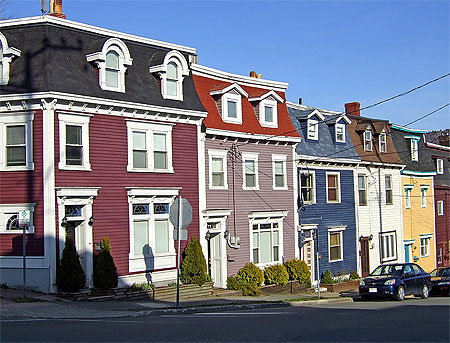 Maisons color�es � Cochrane Street