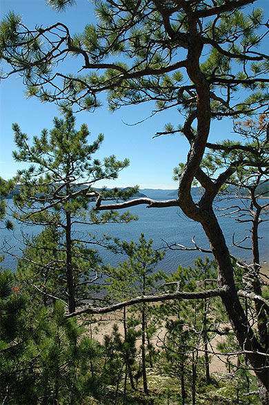 Point de vue sur le Saguenay