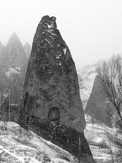 Chemin�es de f�es sous la neige