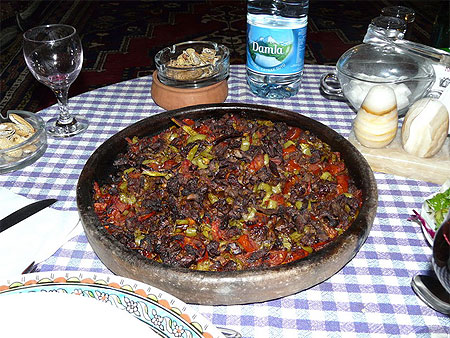 Cassolette de l�gumes cuites au po�lon