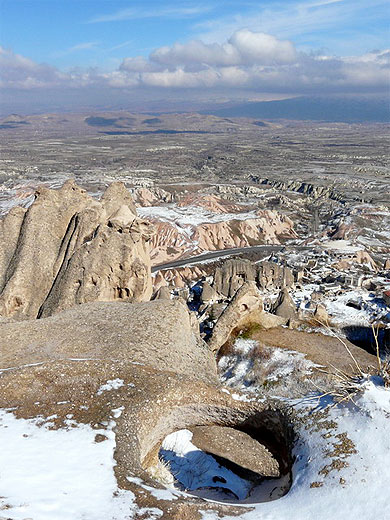 Vue du Ch�teau d'Uchisar