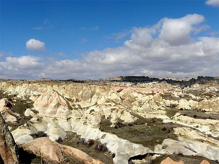 Paysages de cr�me vanille fraise