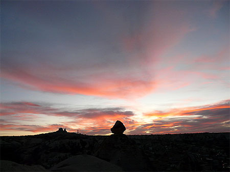 Coucher du soleil sur G�reme