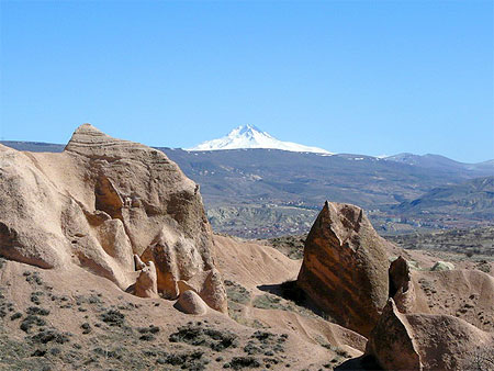 Paysages de la vall�e rose avec Mont Ercyes