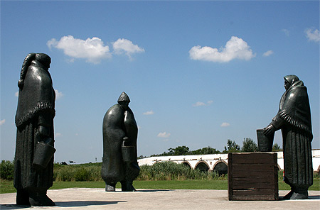 Statues des bergers de la puszta
